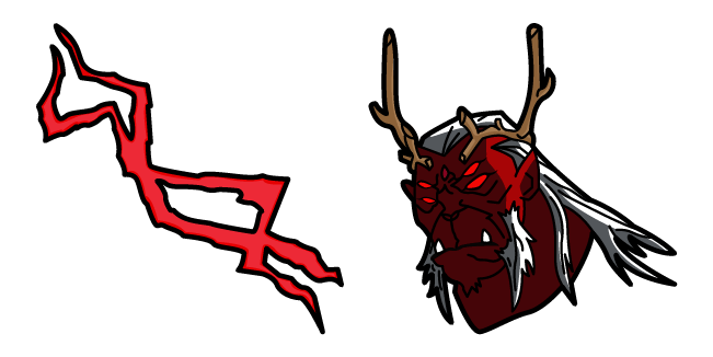 Teen Titans Trigon & Red Energy Cursor