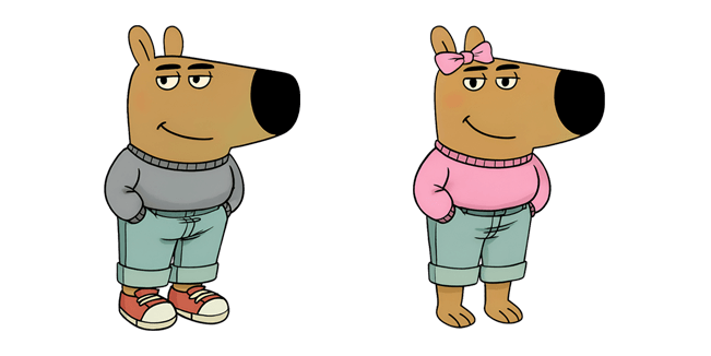 Chill Guy & Chill Girl Meme Cursor