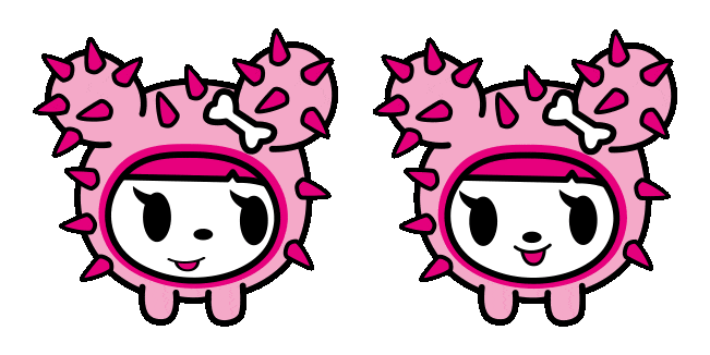 Tokidoki Cactus Pups Timidina Animated Cursor