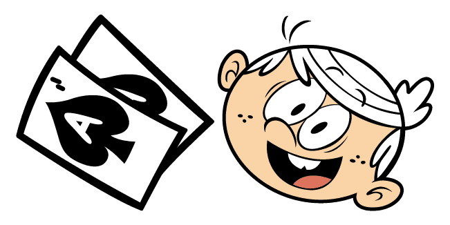 The Loud House Lincoln & Cards Cursor