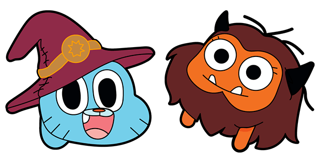 TAWOG Halloween Gumball & Darwin Cursor