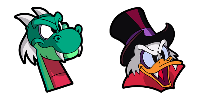 DuckTales Dracula Duck & Dragon Cursor