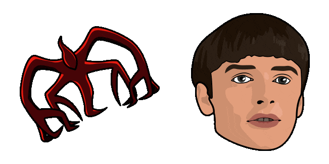 Stranger Things Will Byers & The Mind Flayer Animated Cursor