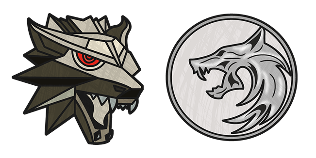 The Witcher Wolf Medallion Cursor
