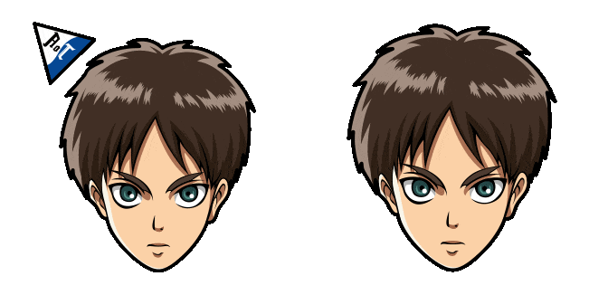 Attack on Titan Eren Yeager & Titan Form Animated Cursor