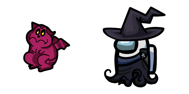 Among Us Witch Skin & Pain Imp Pet Cursor