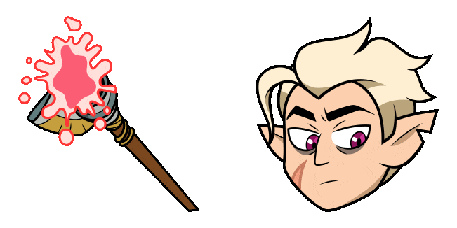 The Owl House Hunter & Staff Animated Cursor