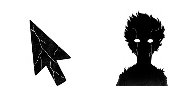 Mob Psycho 100 Shigeo Kageyama Dark Cursor