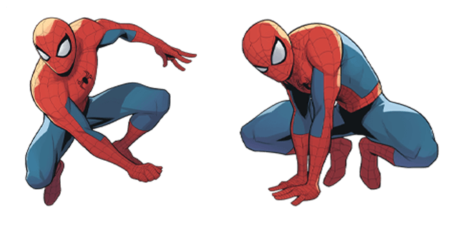 Marvel Spider-Man Heroic Pose Cursor