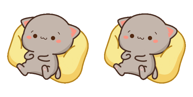 Goma Cat on Pillow Animated Cursor