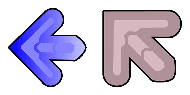 Dance Dance Revolution Arrow Animated Cursor