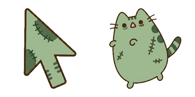 Pusheen Zombie Cat Cursor