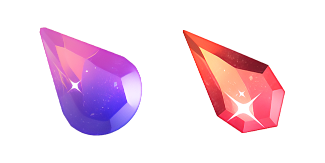 Purple & Red Gloving Gems Cursor
