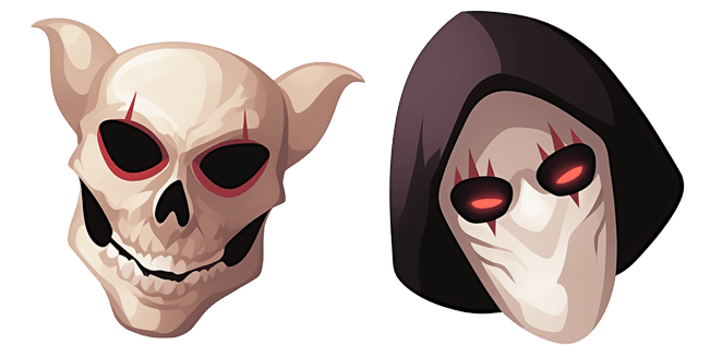 Creepy Halloween Mask Cursor