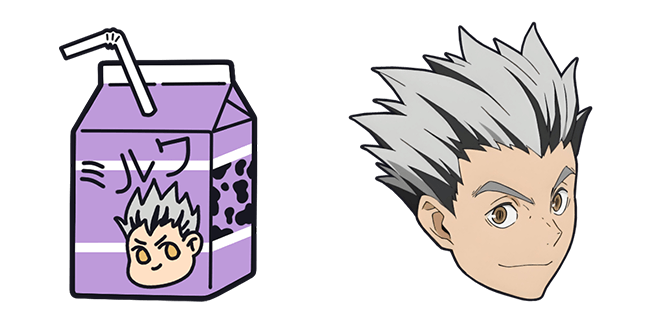 Haikyu!! Kotaro Bokuto & Milk Cursor