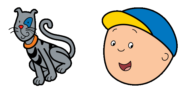 Caillou & Gilbert Animated Cursor