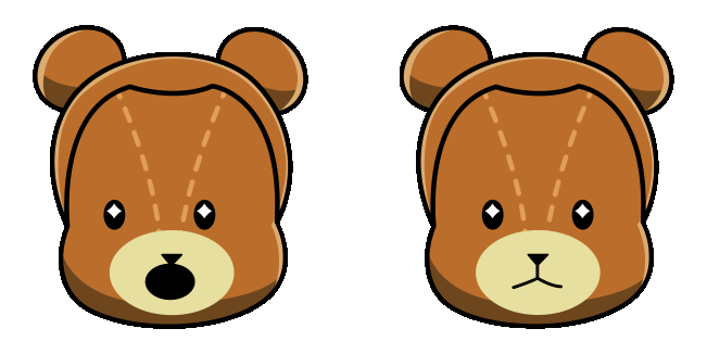 Tomodachi Life Mocha Bear Animated Cursor