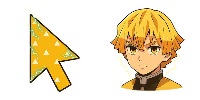 Demon Slayer Zenitsu Agatsuma Electrical Cursor