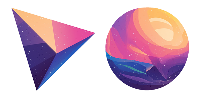 Beautiful Pyramid & Circle Cursor