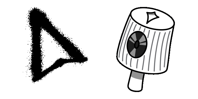 Fat Cap Graffiti Tagger Animated Cursor