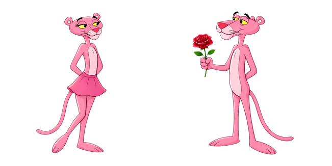 Valentine's Day The Pink Panther & Pinkette Cursor