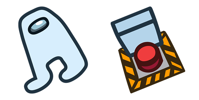 Among Us Amogus & Emergency Button Cursor