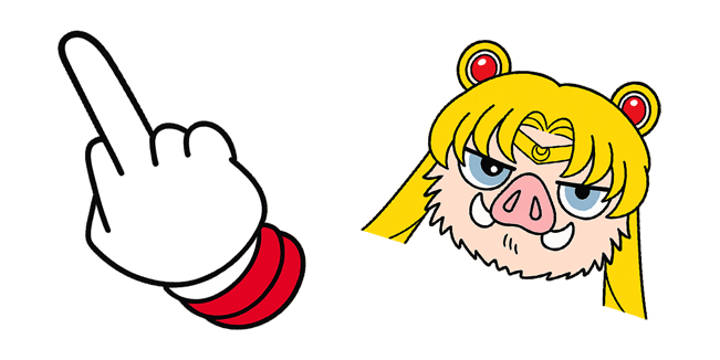 Demon Slayer Inosuke x Sailor Moon Cursor