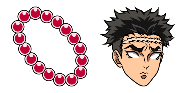 Demon Slayer Gyomei Himejima & Bracelet Cursor