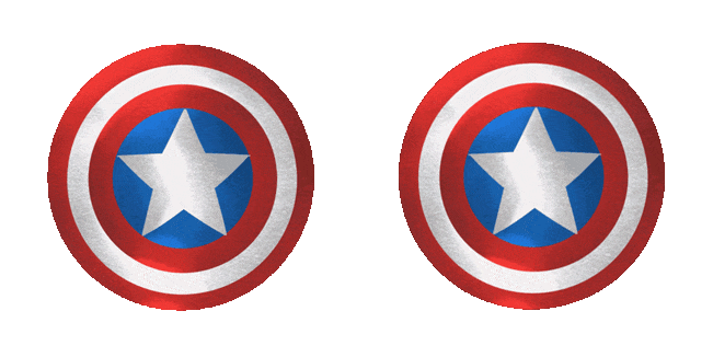 Captain America Shield Animated Cursor