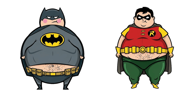 Fat Batman & Robin Cursor