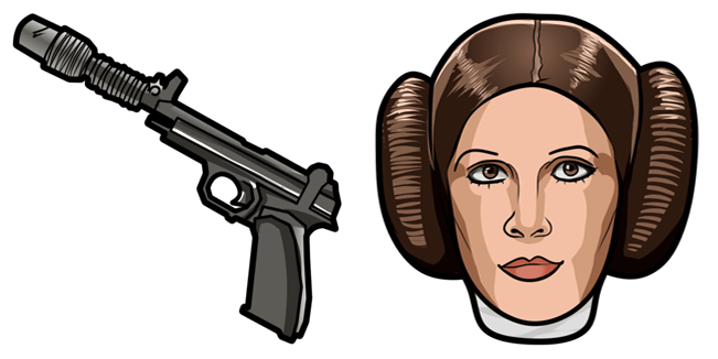 Star Wars Princess Leia & Satine's Lament Blaster Cursor