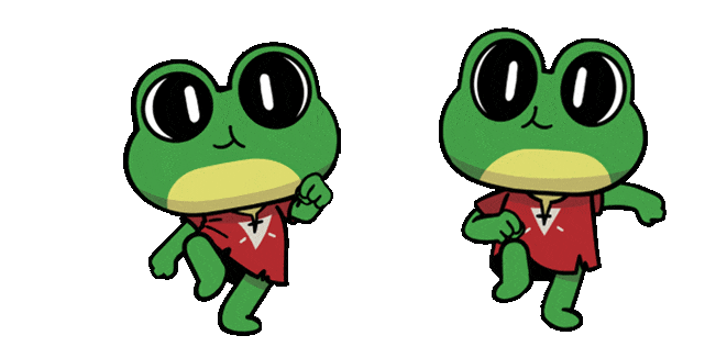 Cult of the Lamb Frog Dancing Animated Cursor