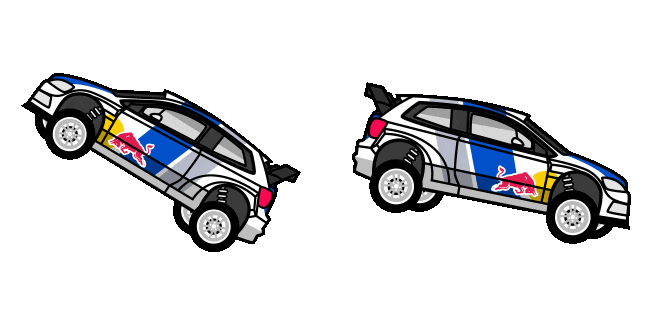 Red Bull Volkswagen Polo R WRC Animated Cursor