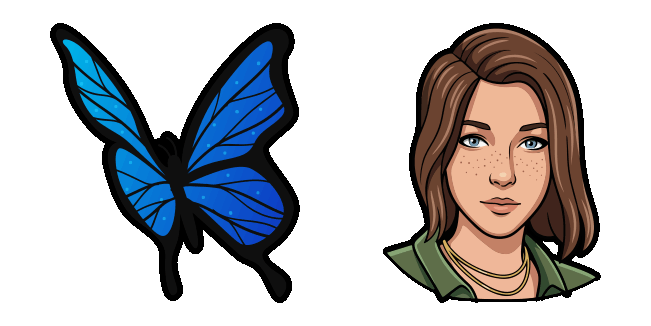 Life Is Strange Max Caulfield & Butterfly Animated Cursor
