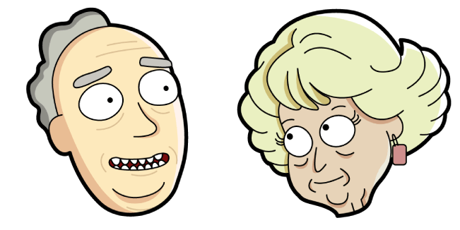 Rick and Morty Leonard & Joyce Smith Cursor