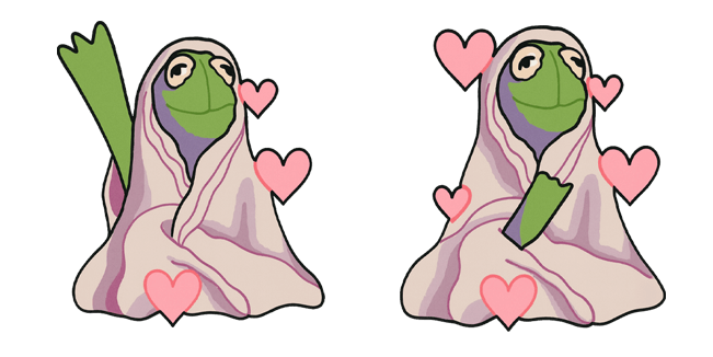Cozy Kermit The Frog in Love Cursor
