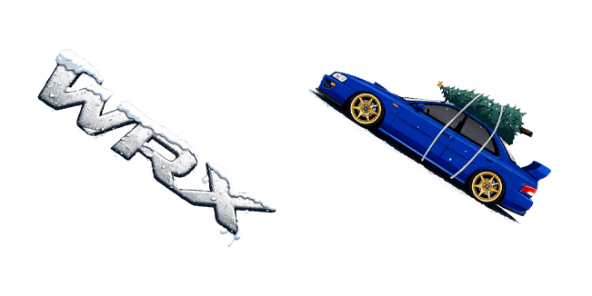 Christmas Subaru Impreza WRX Cursor
