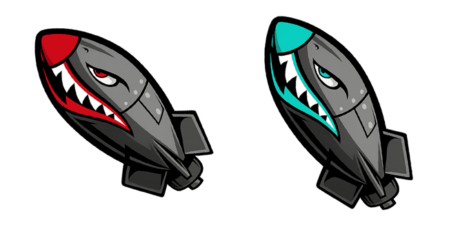 Nuclear Bomb Shark Cursor