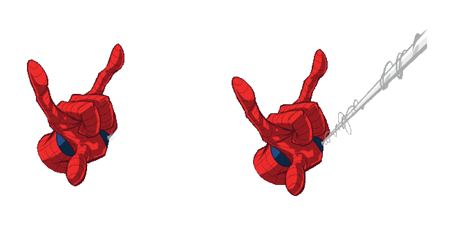 Spider-Man Shoots Web Animated Cursor