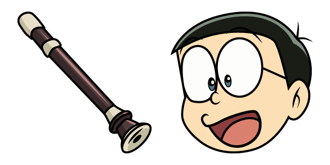 Doraemon Nobita & Flute Cursor