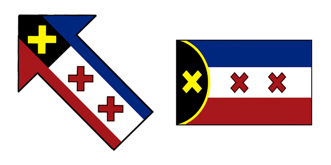 Minecraft Dream SMP L-Manburg Flag Arrow Cursor