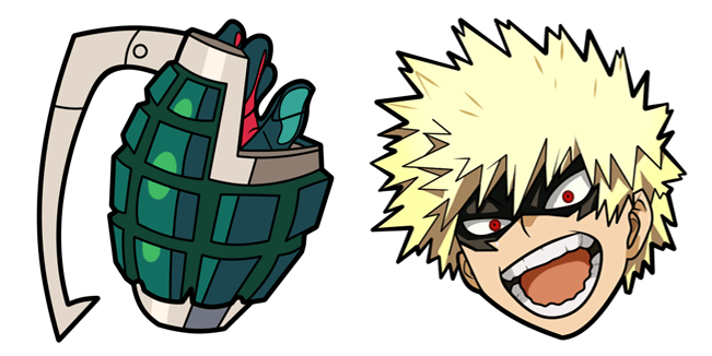 My Hero Academia Katsuki Bakugo Cursor