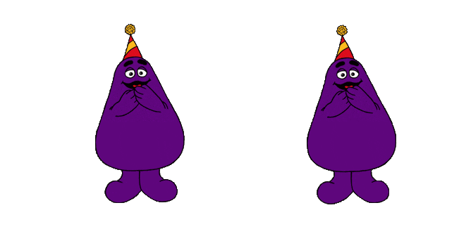 McDonald's Happy Grimace Animated Cursor