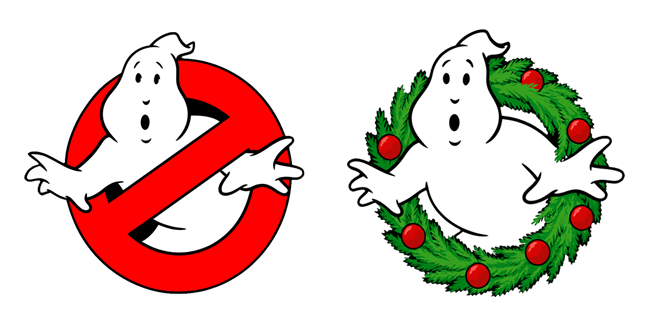 Christmas Ghostbusters Logo Cursor