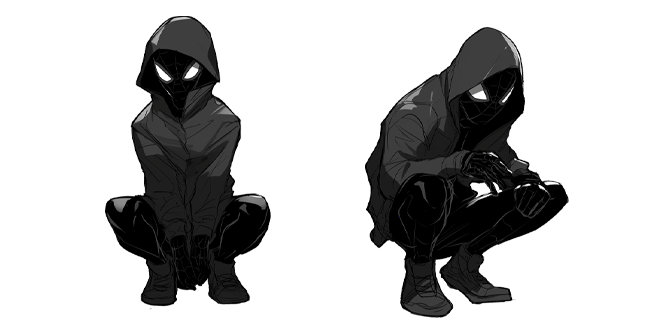 Mysterious Spider-Man Noir Cursor