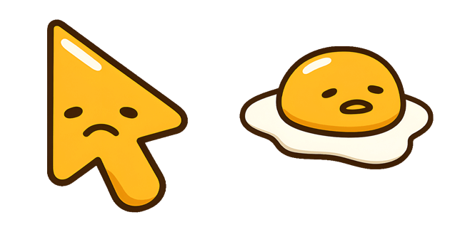 Sanrio Gudetama & Arrow Kawaii Cursor