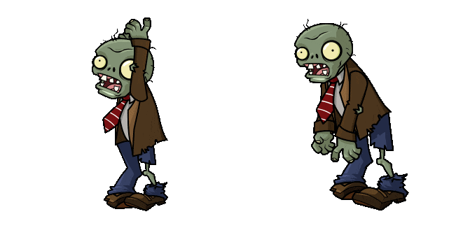 Plants vs. Zombies Basic Zombie Animated Cursor