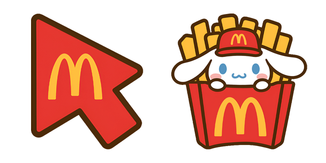Kawaii Cinnamoroll McFries Cursor