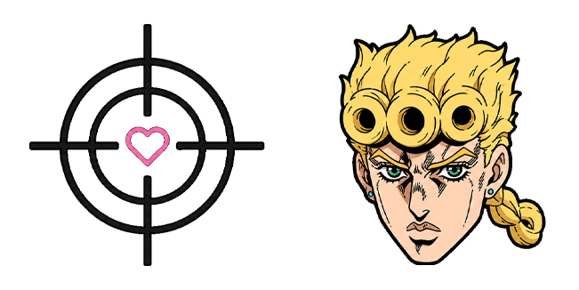 Jojo's Bizarre Adventure Giorno Giovanna Crosshair Cursor