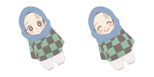 Demon Slayer Kid Tanjiro Kamado Cursor